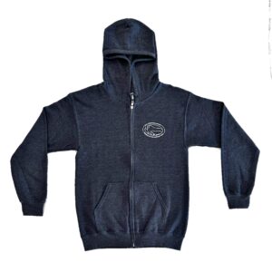 Logo Zipper Hoodie Dark Heather